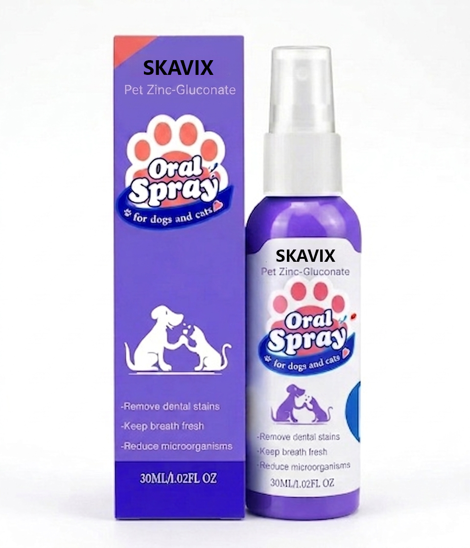 SKAVIX™ Advanced Pet Oral Spray | Fresher Breath, Plaque Biofilm & Gum Care — No Brushing