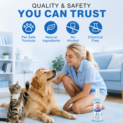 SKAVIX™ Pet Oral Spray Fresher Breath & Daily Oral Care — No Brushing Needed