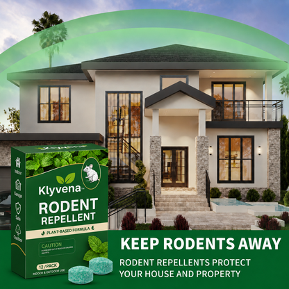 Klyvena™ 12 Pack Peppermint Pest Repellent Balls – Keep Mice, Rats & Spiders Away Naturally