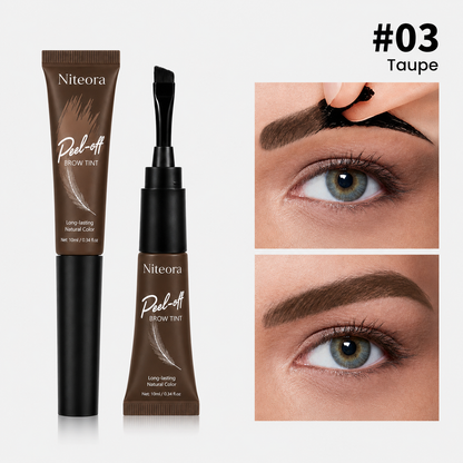 🔥 BEST SELLER | Niteora™ Waterproof Peel-Off Brow Tint  Naturally Defined Brows That Last For Days — No Daily Makeup Needed