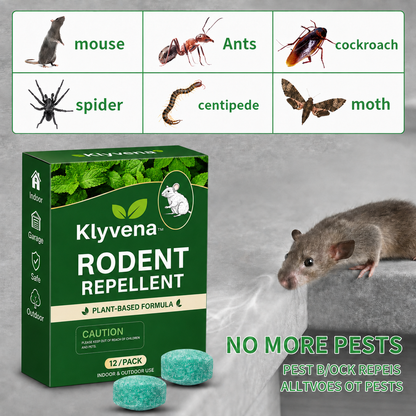 Klyvena™ 12 Pack Peppermint Pest Repellent Balls – Keep Mice, Rats & Spiders Away Naturally
