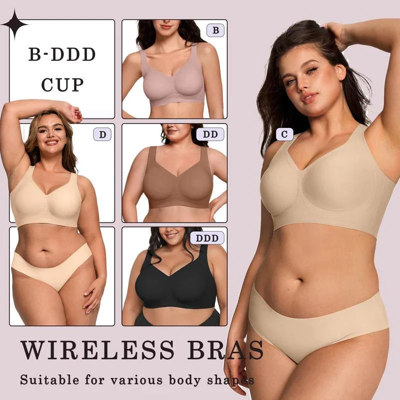 Ends Today: 50% OFF!🌈The Wire-Free Bra Women Are Switching To in 2026 No Wires. No Bulge. No Discomfort.