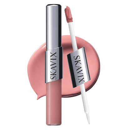 2-in-1 Dual-Look Lip Tint — Matte Velvet & Glass Gloss In One