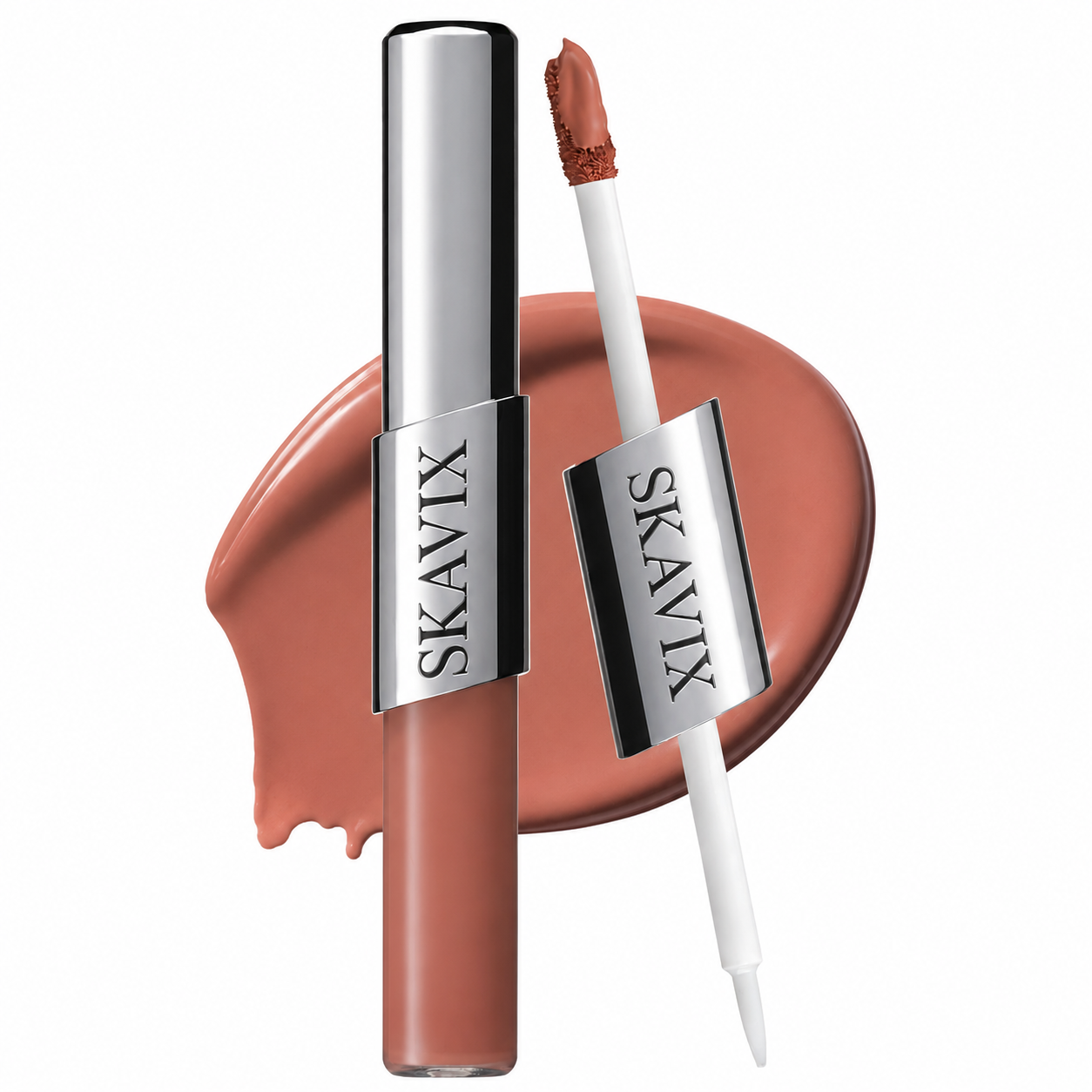 2-in-1 Dual-Look Lip Tint — Matte Velvet & Glass Gloss In One