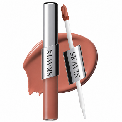 2-in-1 Dual-Look Lip Tint — Matte Velvet & Glass Gloss In One