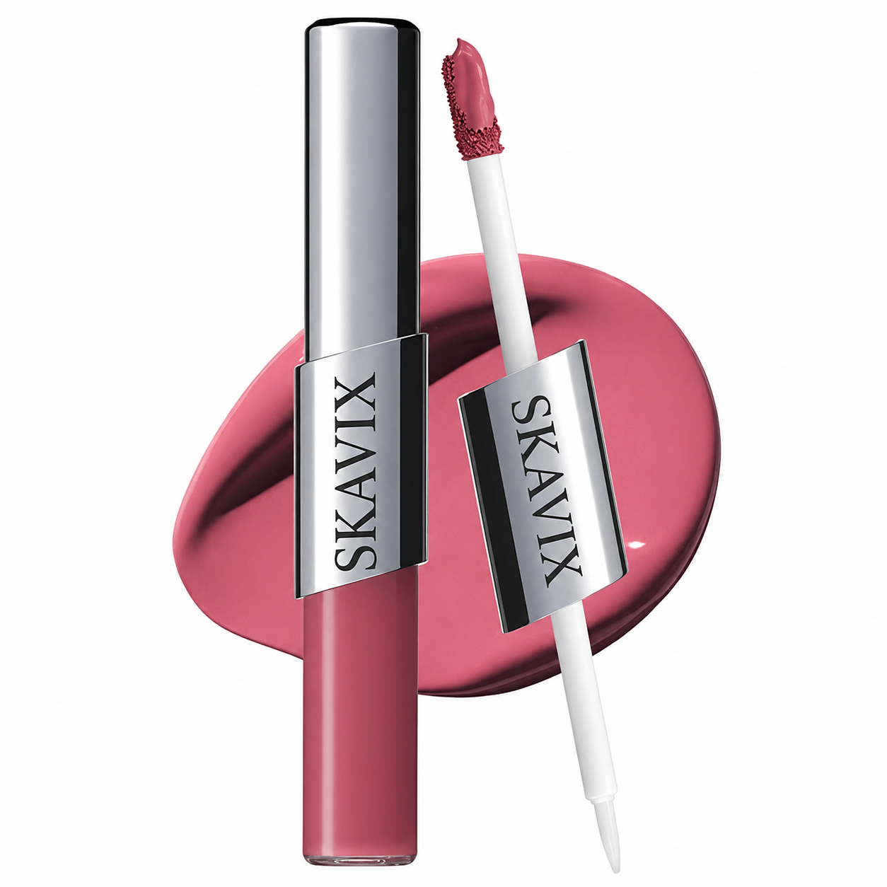 2-in-1 Dual-Look Lip Tint — Matte Velvet & Glass Gloss In One
