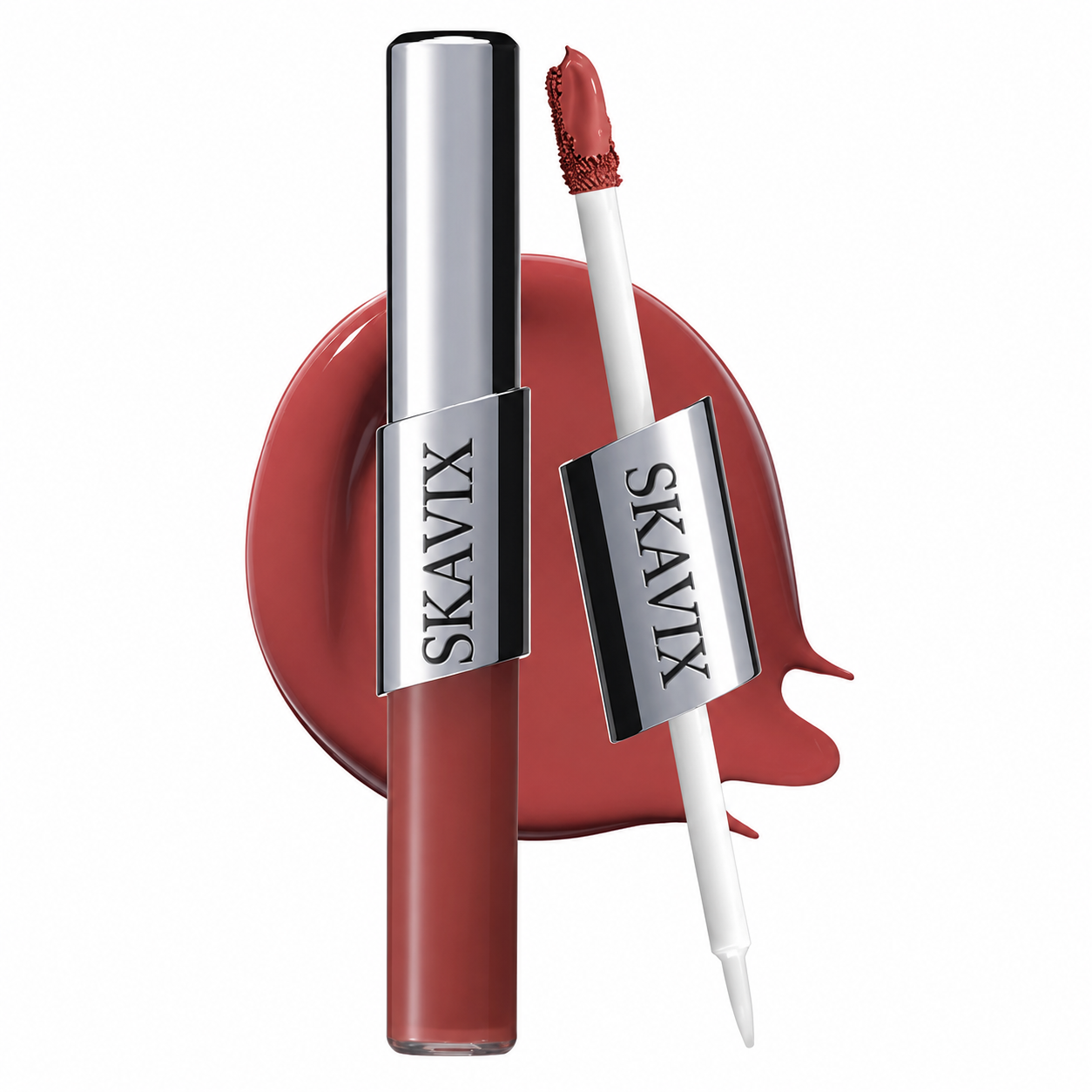 2-in-1 Dual-Look Lip Tint — Matte Velvet & Glass Gloss In One
