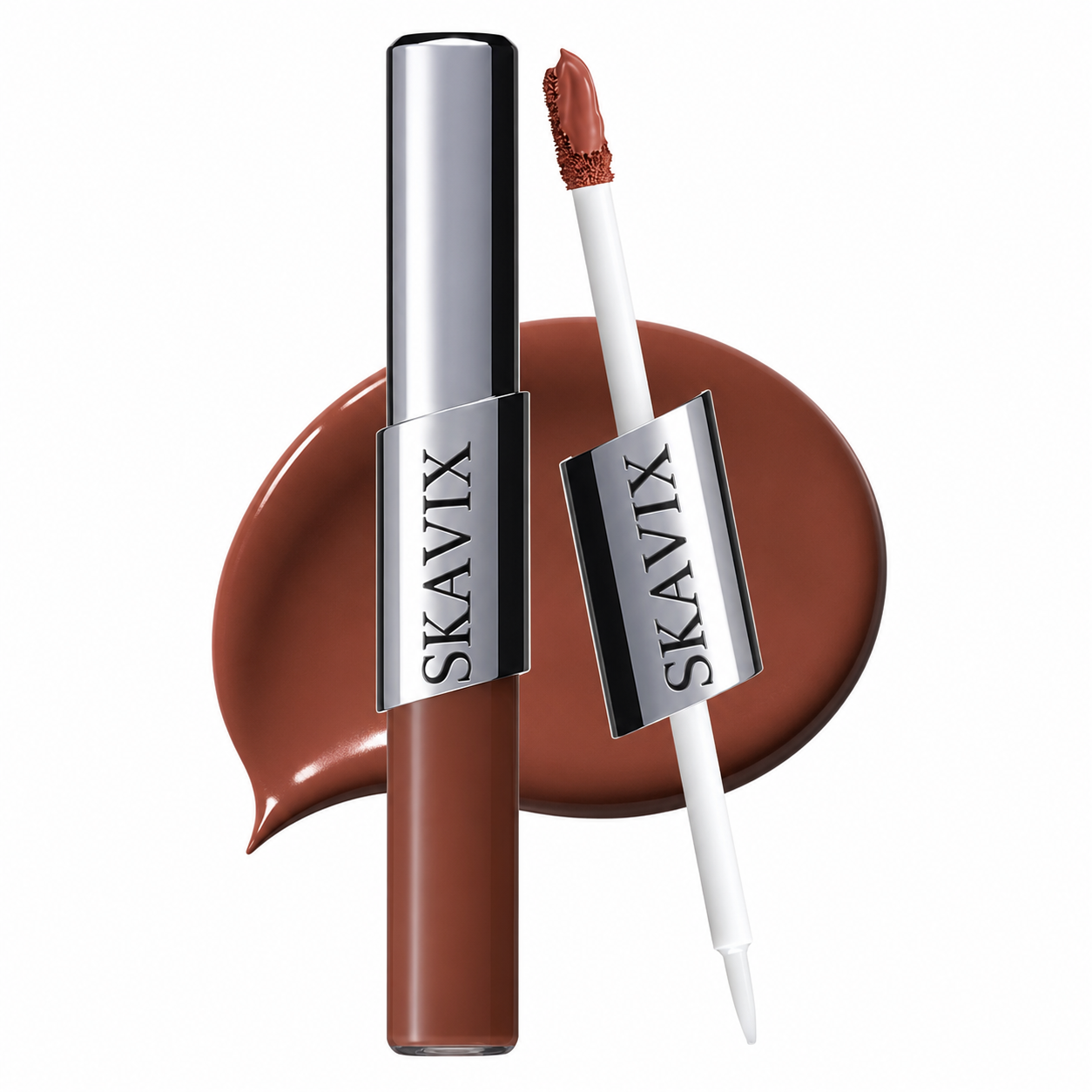 2-in-1 Dual-Look Lip Tint — Matte Velvet & Glass Gloss In One