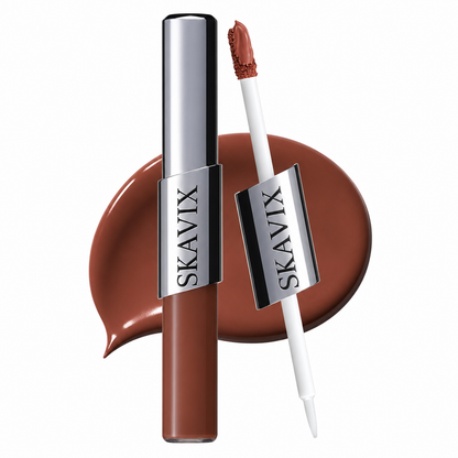 2-in-1 Dual-Look Lip Tint — Matte Velvet & Glass Gloss In One