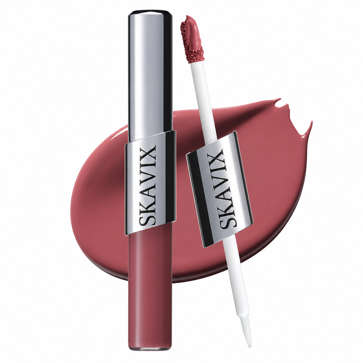 2-in-1 Dual-Look Lip Tint — Matte Velvet & Glass Gloss In One