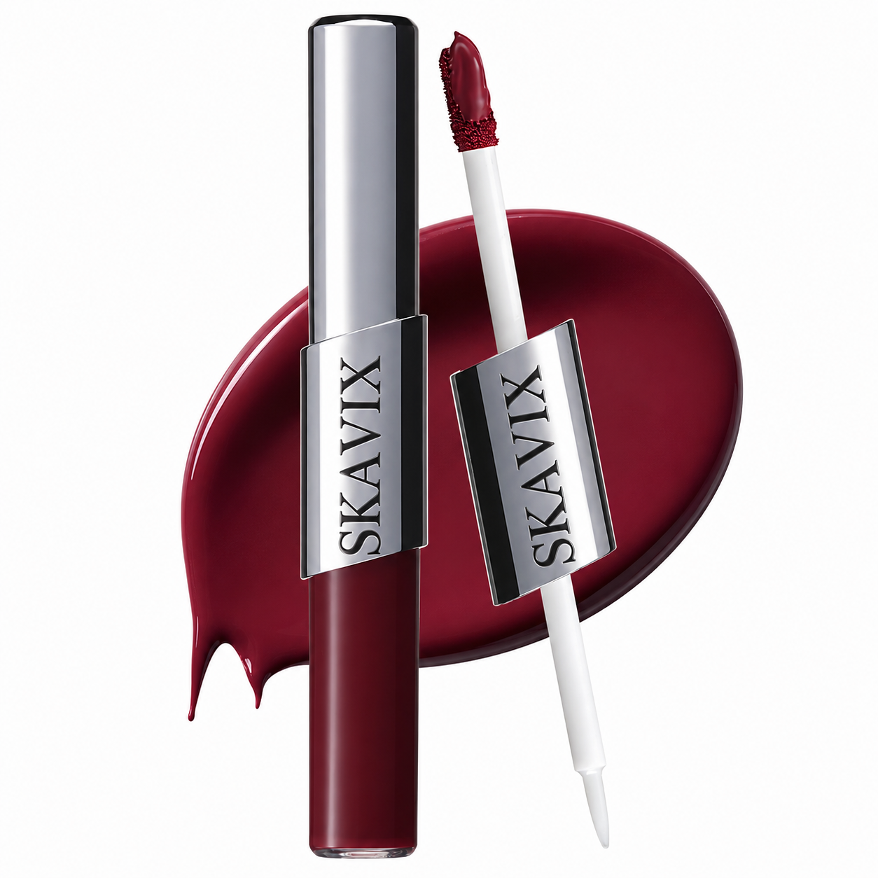 2-in-1 Dual-Look Lip Tint — Matte Velvet & Glass Gloss In One