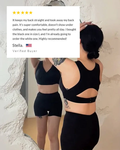 🔥LAST DAY PROMOTION - 50% OFF Front Closure Cross-Back Wireless Posture Bra