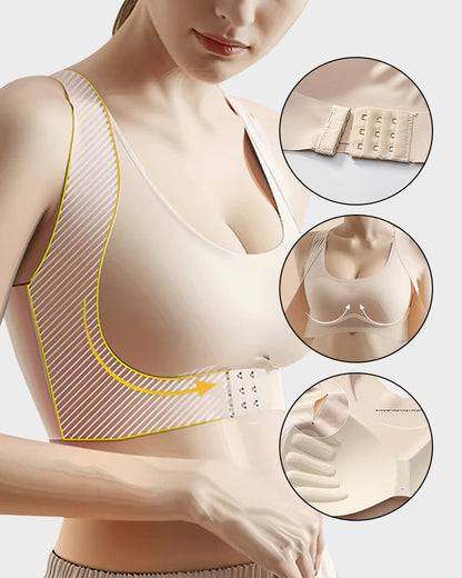 🔥LAST DAY PROMOTION - 50% OFF Front Closure Cross-Back Wireless Posture Bra