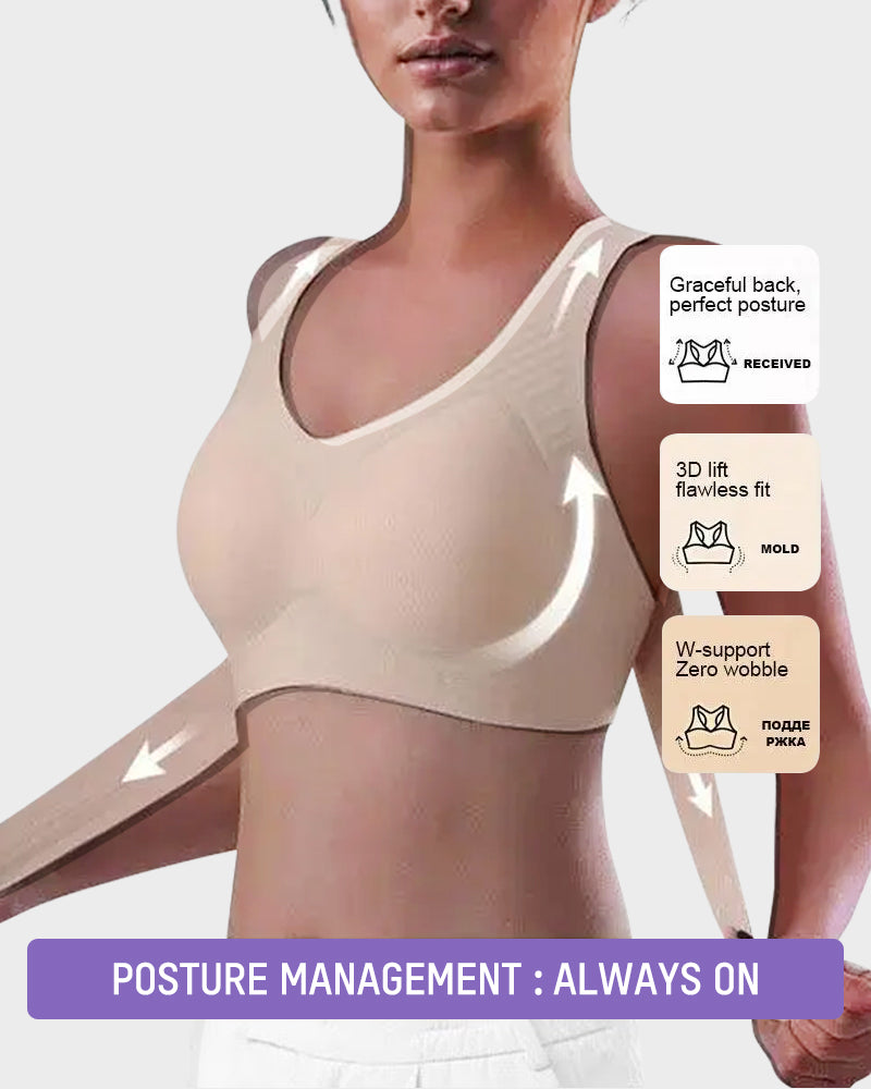 🔥LAST DAY PROMOTION - 50% OFF Front Closure Cross-Back Wireless Posture Bra