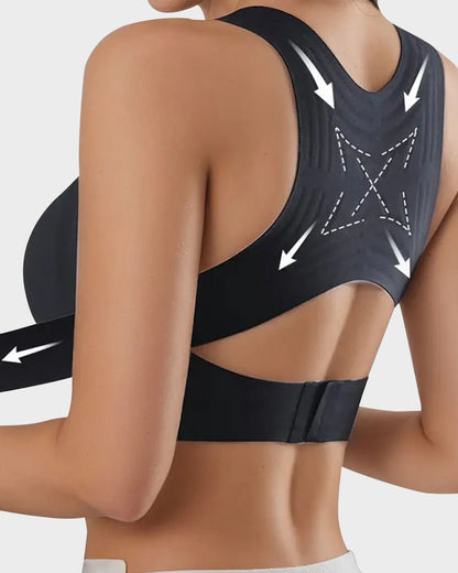 🔥LAST DAY PROMOTION - 50% OFF Front Closure Cross-Back Wireless Posture Bra