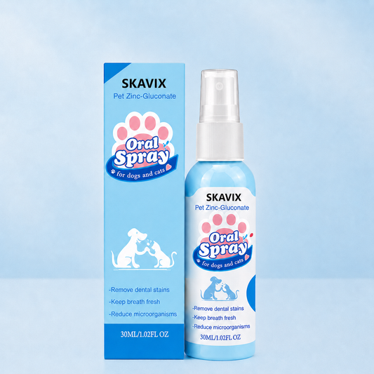 SKAVIX™ Pet Oral Spray Fresher Breath & Daily Oral Care — No Brushing Needed